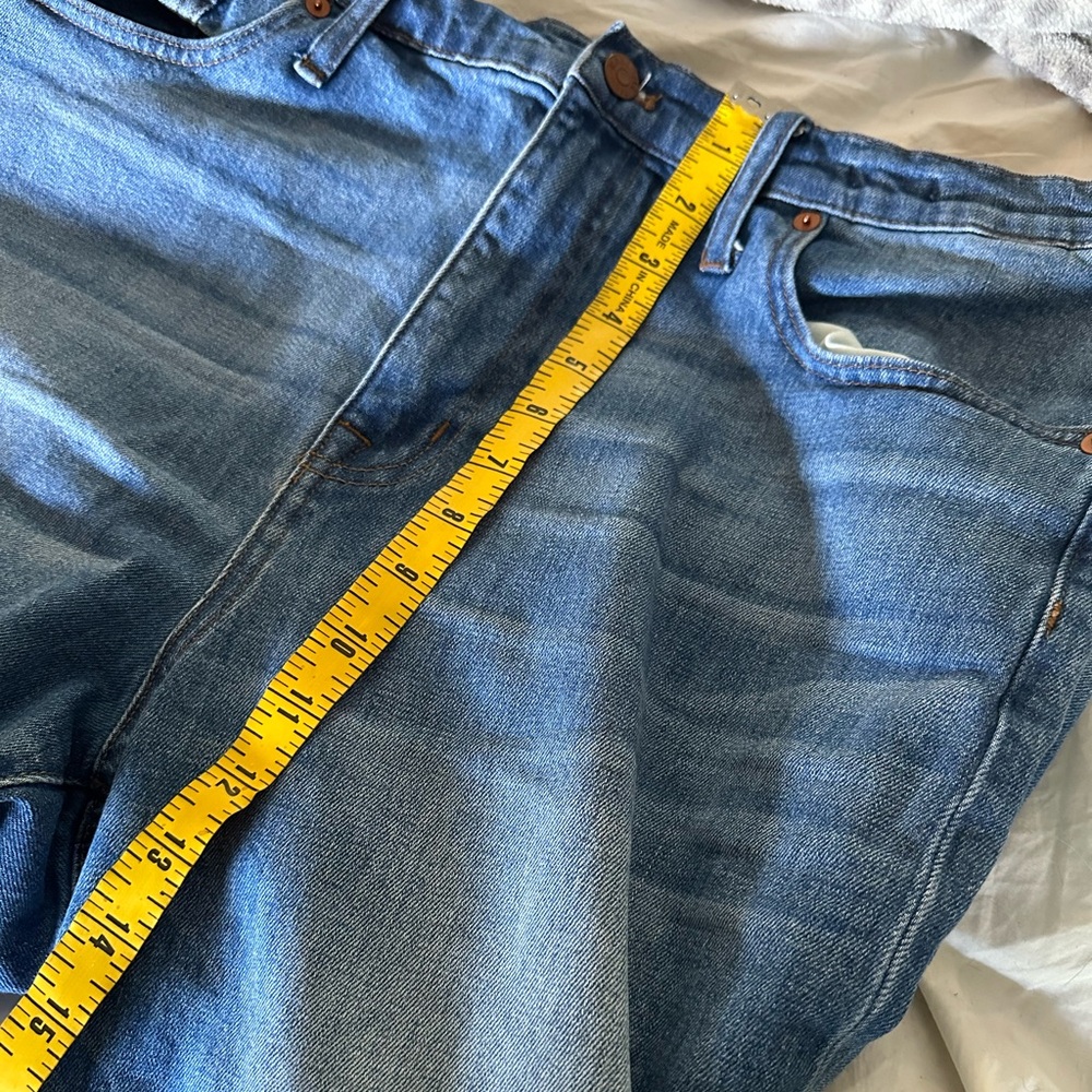 Madewell high waisted boyjean slim crop size 32 Blue Women's Jeans - Picture 10 of 11